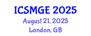 International Conference on Soil Mechanics and Geotechnical Engineering (ICSMGE) August 21, 2025 - London, United Kingdom