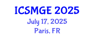 International Conference on Soil Mechanics and Geotechnical Engineering (ICSMGE) July 17, 2025 - Paris, France