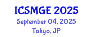 International Conference on Soil Mechanics and Geotechnical Engineering (ICSMGE) September 04, 2025 - Tokyo, Japan