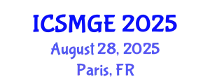 International Conference on Soil Mechanics and Geotechnical Engineering (ICSMGE) August 28, 2025 - Paris, France