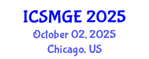 International Conference on Soil Mechanics and Geotechnical Engineering (ICSMGE) October 02, 2025 - Chicago, United States