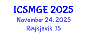 International Conference on Soil Mechanics and Geotechnical Engineering (ICSMGE) November 24, 2025 - Reykjavik, Iceland