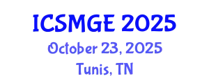 International Conference on Soil Mechanics and Geotechnical Engineering (ICSMGE) October 23, 2025 - Tunis, Tunisia