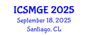 International Conference on Soil Mechanics and Geotechnical Engineering (ICSMGE) September 18, 2025 - Santiago, Chile