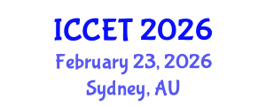 International Conference on Chemical Engineering and Technology (ICCET) February 23, 2026 - Sydney, Australia