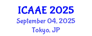 International Conference on Aeronautical and Astronautical Engineering (ICAAE) September 04, 2025 - Tokyo, Japan