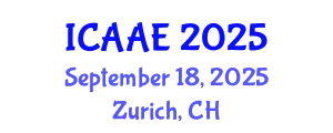 International Conference on Aeronautical and Astronautical Engineering (ICAAE) September 18, 2025 - Zurich, Switzerland