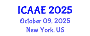 International Conference on Aeronautical and Astronautical Engineering (ICAAE) October 09, 2025 - New York, United States
