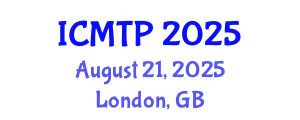 International Conference on Mathematical and Theoretical Physics (ICMTP) August 21, 2025 - London, United Kingdom