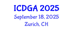 International Conference on Differential Geometry and Applications (ICDGA) September 18, 2025 - Zurich, Switzerland