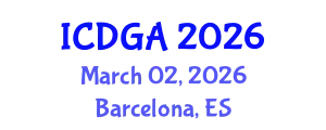International Conference on Differential Geometry and Applications (ICDGA) March 02, 2026 - Barcelona, Spain