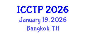 International Conference on Computational and Theoretical Physics (ICCTP) January 19, 2026 - Bangkok, Thailand