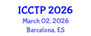 International Conference on Computational and Theoretical Physics (ICCTP) March 02, 2026 - Barcelona, Spain