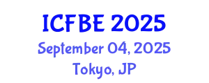 International Conference on Finance and Business Economics (ICFBE) September 04, 2025 - Tokyo, Japan