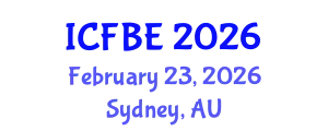 International Conference on Finance and Business Economics (ICFBE) February 23, 2026 - Sydney, Australia