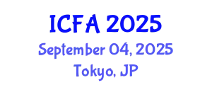 International Conference on Finance and Accounting (ICFA) September 04, 2025 - Tokyo, Japan