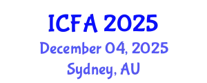International Conference on Finance and Accounting (ICFA) December 04, 2025 - Sydney, Australia