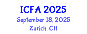 International Conference on Finance and Accounting (ICFA) September 18, 2025 - Zurich, Switzerland