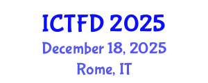 International Conference on Turbomachinery and Fluid Dynamics (ICTFD) December 18, 2025 - Rome, Italy