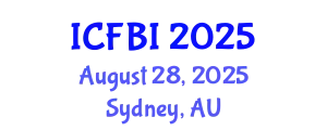 International Conference on Finance, Banking and Insurance (ICFBI) August 28, 2025 - Sydney, Australia