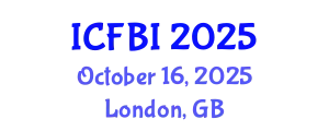 International Conference on Finance, Banking and Insurance (ICFBI) October 16, 2025 - London, United Kingdom