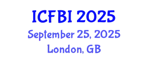 International Conference on Finance, Banking and Insurance (ICFBI) September 25, 2025 - London, United Kingdom