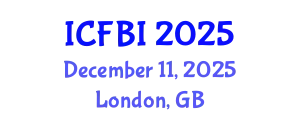 International Conference on Finance, Banking and Insurance (ICFBI) December 11, 2025 - London, United Kingdom