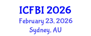 International Conference on Finance, Banking and Insurance (ICFBI) February 23, 2026 - Sydney, Australia
