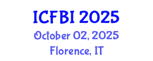International Conference on Finance, Banking and Insurance (ICFBI) October 02, 2025 - Florence, Italy