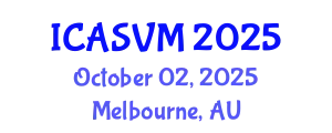 International Conference on Animal Science and Veterinary Medicine (ICASVM) October 02, 2025 - Melbourne, Australia