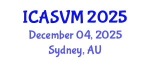 International Conference on Animal Science and Veterinary Medicine (ICASVM) December 04, 2025 - Sydney, Australia