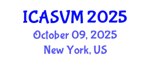International Conference on Animal Science and Veterinary Medicine (ICASVM) October 09, 2025 - New York, United States