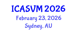 International Conference on Animal Science and Veterinary Medicine (ICASVM) February 23, 2026 - Sydney, Australia