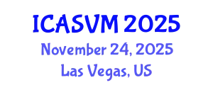 International Conference on Animal Science and Veterinary Medicine (ICASVM) November 24, 2025 - Las Vegas, United States