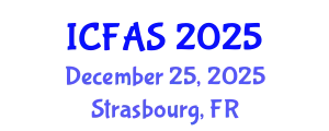 International Conference on Fisheries and Aquatic Sciences (ICFAS) December 25, 2025 - Strasbourg, France
