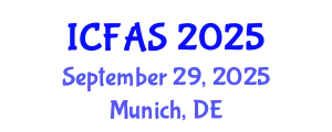 International Conference on Fisheries and Aquatic Sciences (ICFAS) September 29, 2025 - Munich, Germany