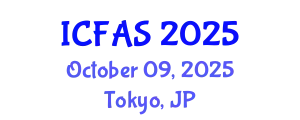 International Conference on Fisheries and Aquatic Sciences (ICFAS) October 09, 2025 - Tokyo, Japan