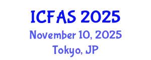 International Conference on Fisheries and Aquatic Sciences (ICFAS) November 10, 2025 - Tokyo, Japan