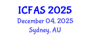 International Conference on Fisheries and Aquatic Sciences (ICFAS) December 04, 2025 - Sydney, Australia