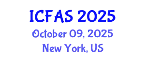 International Conference on Fisheries and Aquatic Sciences (ICFAS) October 09, 2025 - New York, United States