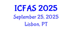 International Conference on Fisheries and Aquatic Sciences (ICFAS) September 25, 2025 - Lisbon, Portugal