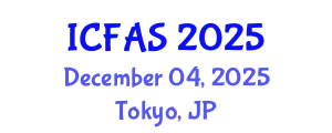 International Conference on Fisheries and Aquatic Sciences (ICFAS) December 04, 2025 - Tokyo, Japan