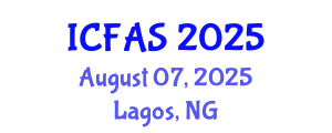 International Conference on Fisheries and Aquatic Sciences (ICFAS) August 07, 2025 - Lagos, Nigeria