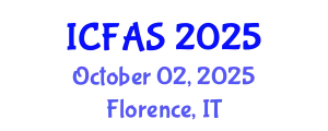 International Conference on Fisheries and Aquatic Sciences (ICFAS) October 02, 2025 - Florence, Italy