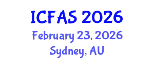 International Conference on Fisheries and Aquatic Sciences (ICFAS) February 23, 2026 - Sydney, Australia