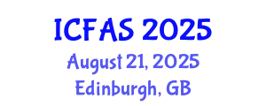 International Conference on Fisheries and Aquatic Sciences (ICFAS) August 21, 2025 - Edinburgh, United Kingdom
