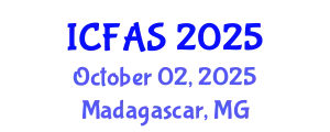 International Conference on Fisheries and Aquatic Sciences (ICFAS) October 02, 2025 - Madagascar, Madagascar