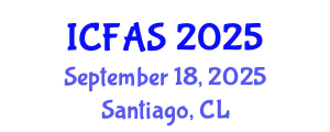 International Conference on Fisheries and Aquatic Sciences (ICFAS) September 18, 2025 - Santiago, Chile