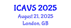 International Conference on Animal and Veterinary Sciences (ICAVS) August 21, 2025 - London, United Kingdom