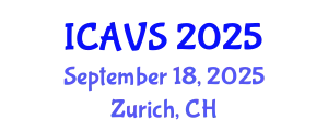 International Conference on Animal and Veterinary Sciences (ICAVS) September 18, 2025 - Zurich, Switzerland